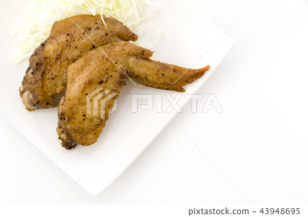 Grill of chicken wings 43948695
