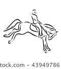 Horseback riding 43949786