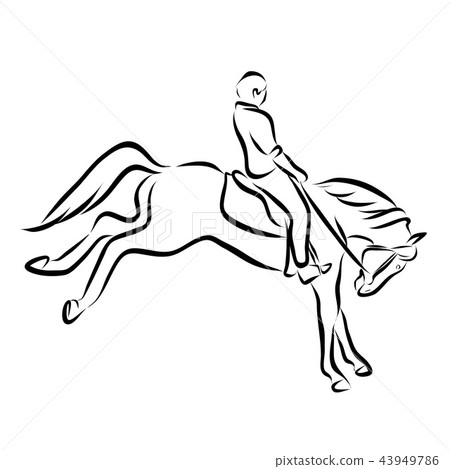Horseback riding 43949786