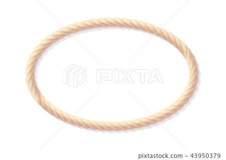 vector realistic rope frame 43950379