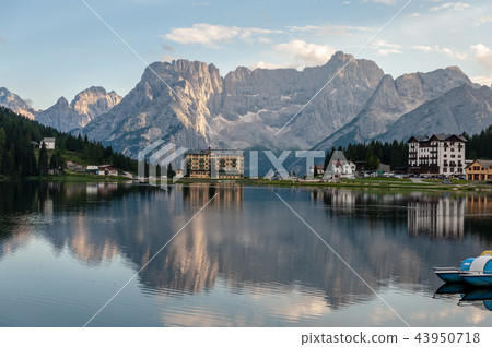 Reflections in Lake Misurina Reflections in Lake Misurina 43950718