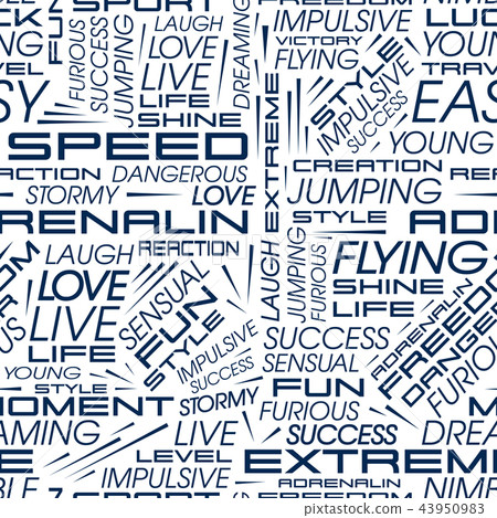 Seamless pattern of words. Seamless pattern of words. 43950983