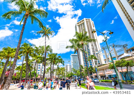 “夏威夷”威基基卡拉卡瓦街 43953481