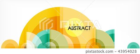 Circle abstract background 43954028
