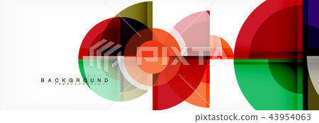 Abstract background bright circles geometric design Abstract background bright circles geometric design 43954063