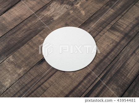 Blank beer coaster 43954481