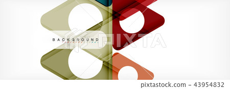 Geometric background, circles and triangles shapes banner. Illustration for business brochure or Geometric background, circles and triangles shapes banner. Illustration for business brochure or 43954832