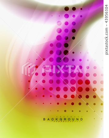 Background abstract color flow, liquid design 43956384