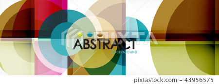 Abstract background bright circles geometric... - Stock Illustration ...