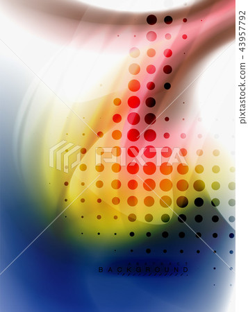 Background abstract - liquid colors wave flow 43957792