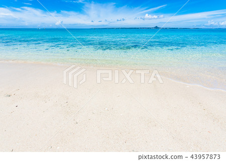Beach of Okinawa Minnajima 43957873