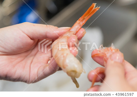 Shrimp shell woman 43961597