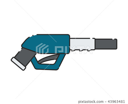 Fuel pump gun icon. 43963481