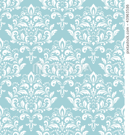 Wallpaper in the style of Baroque. A seamless Wallpaper in the style of Baroque. A seamless 43963586