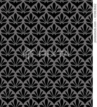 Flower geometric pattern. Seamless background. 43963682