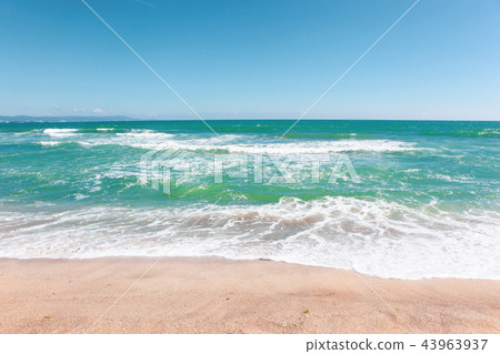 Beautiful beach and incredible sea Beautiful beach and incredible sea 43963937