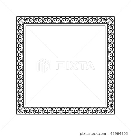 Decorative frame Elegant element for design  43964503