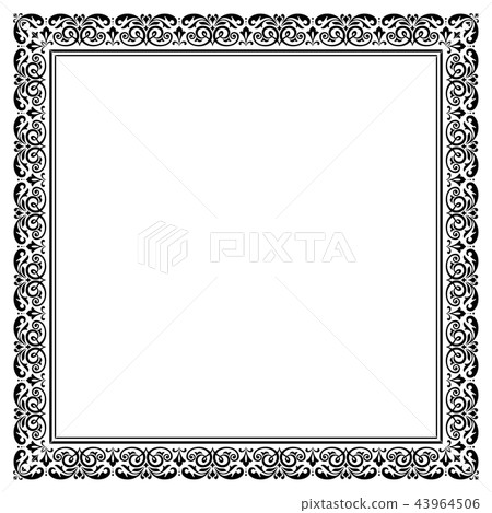 Decorative frame Elegant element for design 43964506