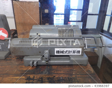 Retro hand turning calculator Retro hand turning calculator 43966397