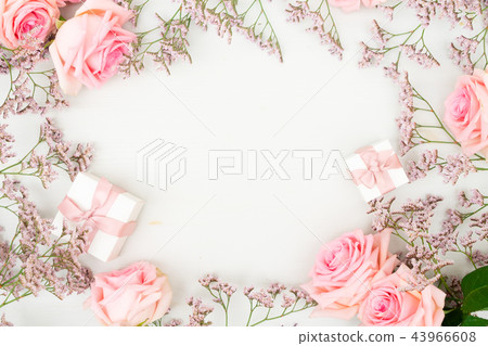 fresh rose flowers 43966608