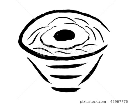 烹調與刷子例證Tsukinmi烏龍面的例證 烹調與刷子例證Tsukinmi烏龍面的例證 43967776