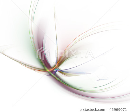 Elegant bright sophisticated background ribbons 43969071