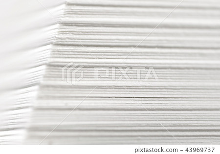 paper stack closeup 43969737