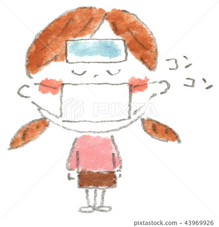 咳嗽和發燒的女孩“ Kakoki-san” 咳嗽和發燒的女孩“ Kakoki-san” 43969926