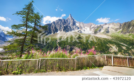 Traveling to beautiful French Alps in summer 43972120