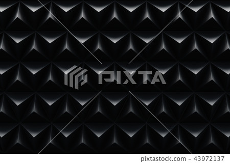 Abstract dark background of polygonal triagles shape 43972137