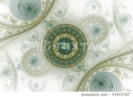 Abstract steampunk design, mechanical design 43972787