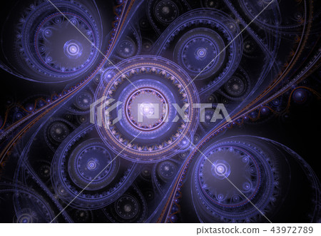 Abstract steampunk design, mechanical design 43972789