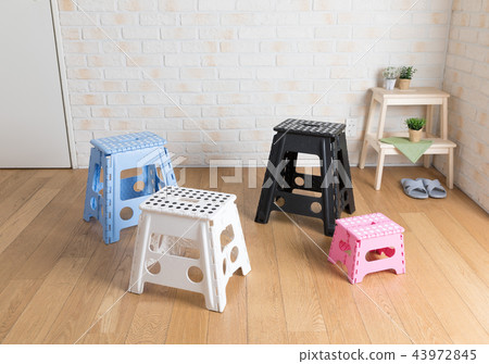 Folding stool furniture made of plastic Folding stool furniture made of plastic 43972845