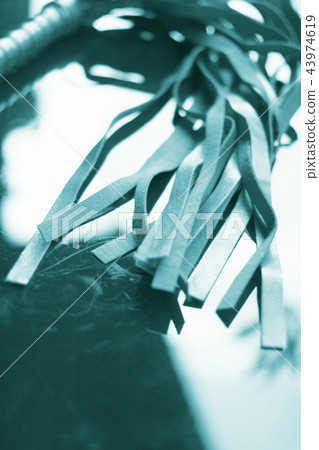 Bondage leather whip 43974619