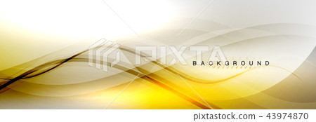 Smooth flowing wave motion concept background 43974870