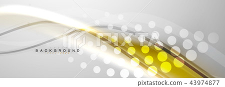 Smooth flowing wave motion concept background 43974877