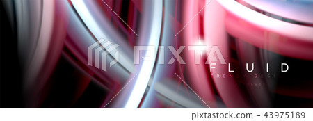 Flowing glowing color motion concept, trendy abstract layout template for business or technology Flowing glowing color motion concept, trendy abstract layout template for business or technology 43975189