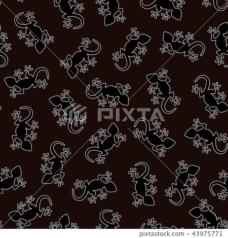 Lizard pattern, - Stock Illustration [43975771] - PIXTA
