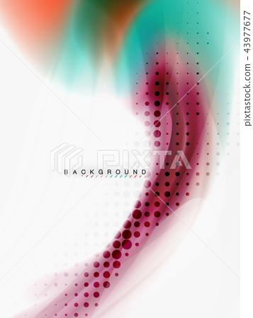 Background abstract - liquid colors wave flow 43977677