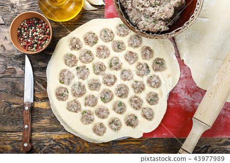 cooking dumplings at home 43977989