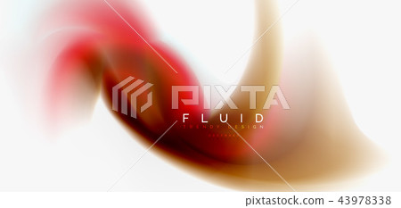 Mixing liquid color flow abstract background. Trendy abstract layout template for business or Mixing liquid color flow abstract background. Trendy abstract layout template for business or 43978338