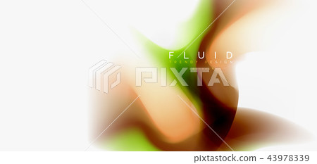 Fluid flowing wave abstract background Fluid flowing wave abstract background 43978339