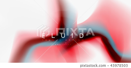 Fluid flowing wave abstract background 43978503