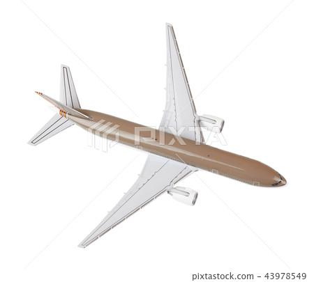 Toy airplane on white Toy airplane on white 43978549