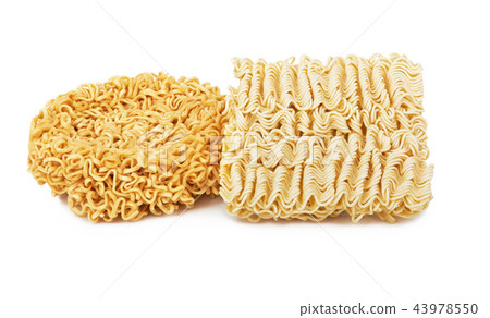 instant noodles on a white background instant noodles on a white background 43978550