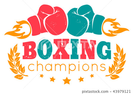 Logo for a boxing with two gloves 43979121