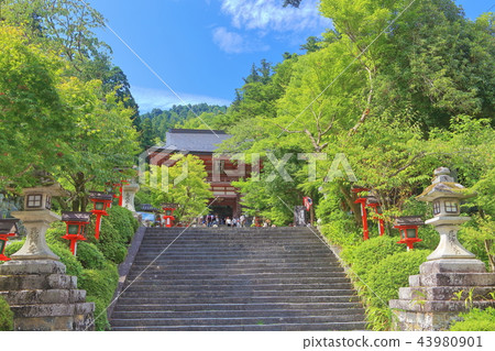 Kurama-ji寺在晴朗的天空下 Kurama-ji寺在晴朗的天空下 43980901