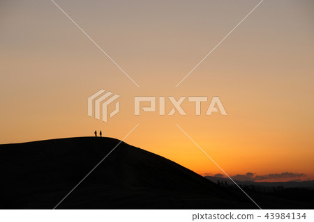 Tottori Four seasons walk Winter Dune Sunset 43984134