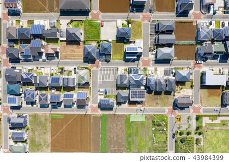 Residential area · Aerial shooting Residential area · Aerial shooting 43984399
