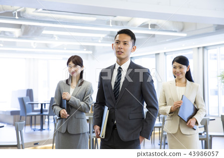 企業隊隊友夥伴企業人企業商人 43986057